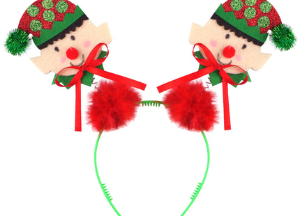 Weihnachts-Elfen-Haarreif Mit Plüsch, Lustige Kopfbedeckung Für Festtage TK Gruppe® Grosshandel 