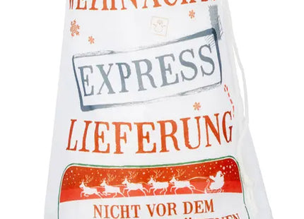 Weihnachts Express Geschenkbeutel, Festliche Verpackung, ca. 22x30cm, Feiertagsmotiv TK Gruppe® Grosshandel 