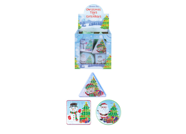 Weihnachts-Labyrinth-Puzzle, 3 verschiedene Formen - Interaktives Spielzeug TK Gruppe® Grosshandel 