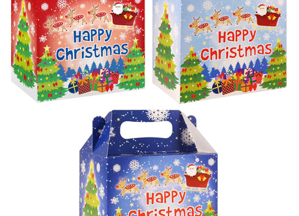 Weihnachts-Lunchbox, 14L x 9,5B x 12H cm, 3 verschiedene Designs – Festliche Brotdose TK Gruppe® Grosshandel 