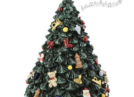 Weihnachtsbaum Spieluhr, Festliche Melodien Dekor, 17 cm Höhe TK Gruppe® Grosshandel 
