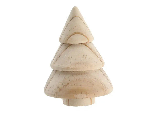 Weihnachtsbaum aus Holz, Größe M – Rustikale Weihnachtsdeko | Natürlicher Holzbaum TK Gruppe® Grosshandel 