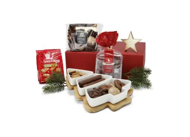 Weihnachtsbaum voller Süßigkeiten – Festlicher Naschbaum Geschenkset TK Gruppe® Grosshandel 