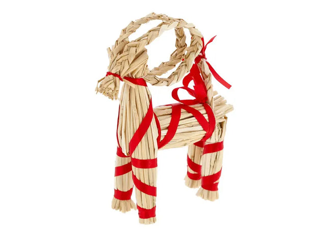 Weihnachtsbock, Stroh, M, ca. 20cmH TK Gruppe® Grosshandel 