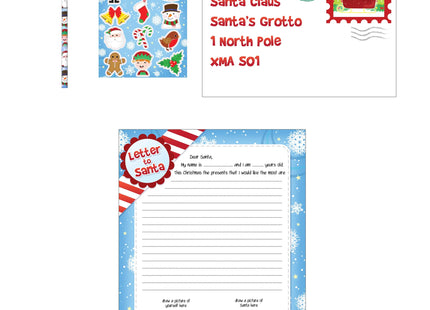 Weihnachtsbrief An Den Weihnachtsmann Set, 5-teilig - Kinder Wunschzettel TK Gruppe® Grosshandel 