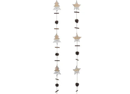 Weihnachtsgirlande, 2er-Set, je 115cm - Festliche Raumdekoration TK Gruppe® Grosshandel 