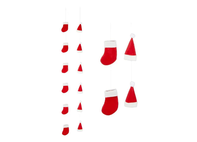 Weihnachtsgirlanden-Set, 2 Stück, je ca. 100 cm Länge - Festliche Dekoration TK Gruppe® Grosshandel 