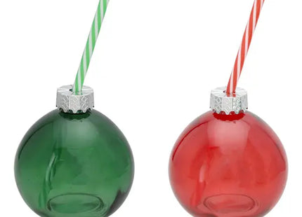 Weihnachtskugel-Motiv Trinkgläser, 2er-Set, ca. 400ml TK Gruppe® Grosshandel 