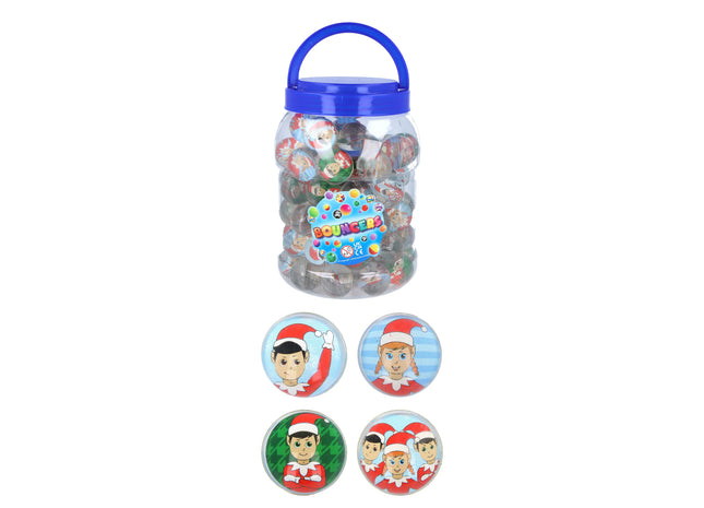 Weihnachtskugeln 'Elfin' 3,3 cm, 4 Farben sortiert, Deko-Bälle TK Gruppe® Grosshandel 