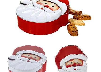 Weihnachtsmann-Backform, Festliche Gebäckdose, ca. 18x15cm - Ideal für Feiertage TK Gruppe® Grosshandel 