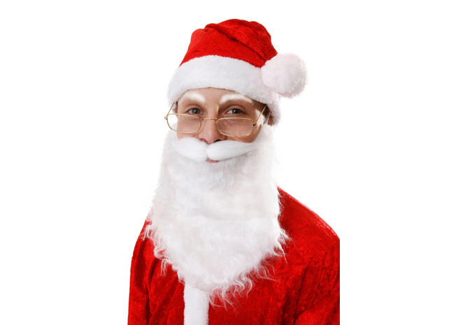 Weihnachtsmann Bart – Unverzichtbares Weihnachtskostüm Zubehör TK Gruppe® Grosshandel 