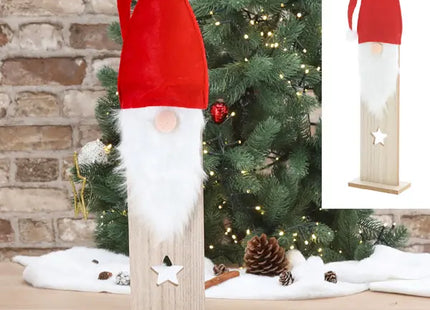 Weihnachtsmann-Stele in Großformat - Dekofigur, 50 cm hoch TK Gruppe® Grosshandel 