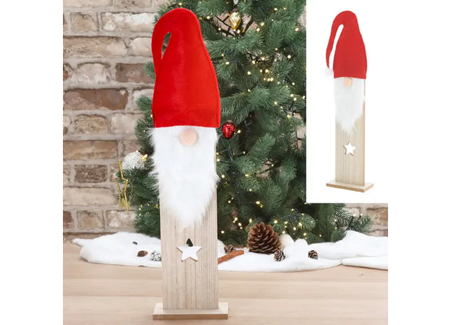 Weihnachtsmann-Stele in Großformat - Dekofigur, 50 cm hoch TK Gruppe® Grosshandel 