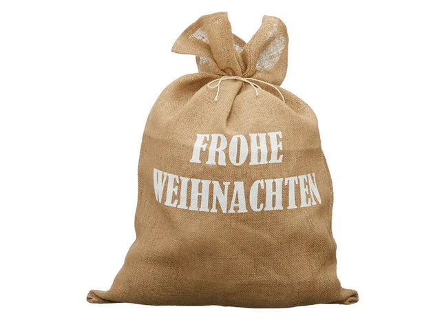Weihnachtssack Frohe Weihnachten, S, 35x50cm - Festlicher Geschenksack TK Gruppe® Grosshandel 