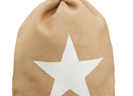Weihnachtssack Stern, M, 50x75cm - Festlicher Geschenksack für die Feiertage TK Gruppe® Grosshandel 