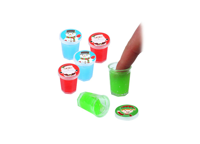 Weihnachtsschleim in verschiedenen Farben, 40 g, 7 x 2 cm – Weihnachts-Bastelgeschenk TK Gruppe® Grosshandel 