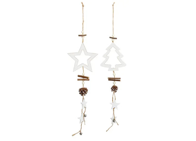 Weihnachtsschmuck-Hänger, 2er-Set, Höhe ca. 47 cm TK Gruppe® Grosshandel 