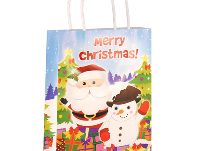 Weihnachtstüte mit Henkel, 14x21x7 cm, festliche Geschenktüten TK Gruppe® Grosshandel 