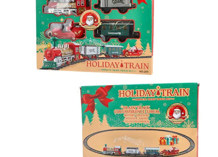Weihnachtszug-Set mit Licht und Ton, 24 Teile - Festlicher Expresszug TK Gruppe® Grosshandel 