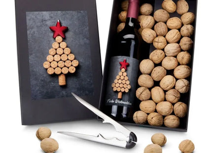 Wein-Ge-Nüsse Geschenkset – Edler Tropfen und Köstlichkeiten für Gourmets TK Gruppe® Grosshandel 