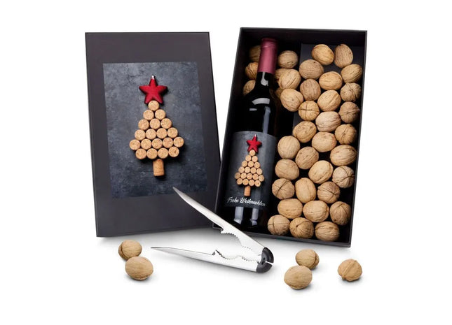 Wein-Ge-Nüsse Geschenkset – Edler Tropfen und Köstlichkeiten für Gourmets TK Gruppe® Grosshandel 