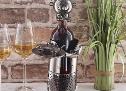 Weinflaschenhalter Gaston, 33x18 cm - Einzigartige und stilvolle Tischpräsentation TK Gruppe® Grosshandel 