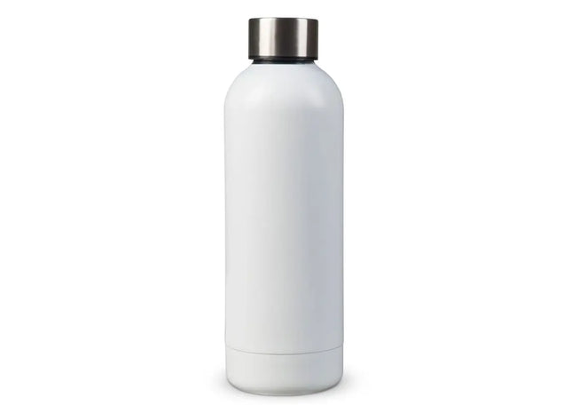 Weiß Matte 500ml Isolierflasche, schick & funktional TK Gruppe® Grosshandel 