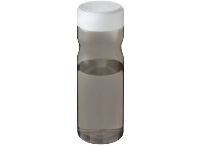 H2O Active Base Tritan™ 650ml Sportflasche, Drehdeckel - Kohle/Weiß TK Gruppe® Grosshandel 