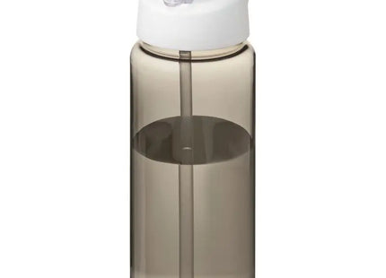 H2O Active Octave Tritan™ 600ml Sportflasche mit Ausgussdeckel - Kohle/Weiss TK Gruppe® Grosshandel 