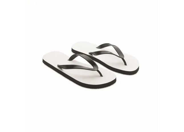 Cayman Zehensandalen in Orange/Weiß – Größe 42-44, Trendig & Komfortabel TK Gruppe® Grosshandel 