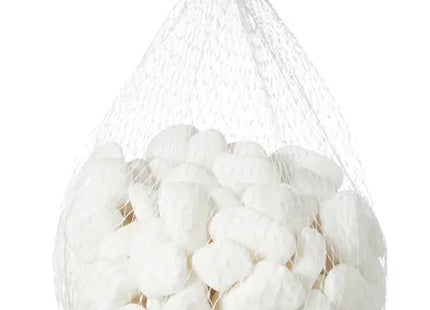 Weiße Dekosteine, 1kg im Netz - Elegante Zierkiesel TK Gruppe® Grosshandel 