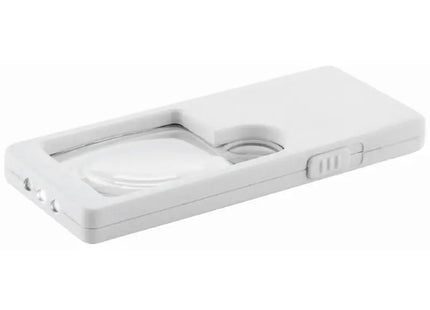 Weiße Metmaxx Lupe LED&See – Premium-Vergrößerungslupe mit LED-Beleuchtung für klare Sicht TK Gruppe® Grosshandel 