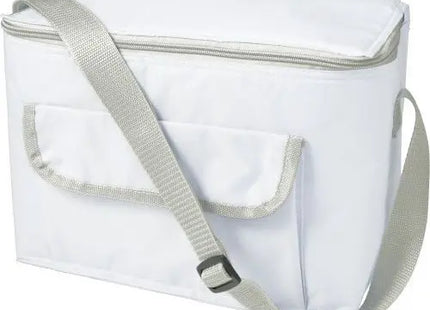 Weiße Nikki Polyester-Kühltasche – Stilvoll & Funktional TK Gruppe® Grosshandel 