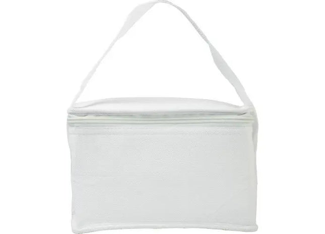 Weiße Non-Woven Kühltasche Arlene – Stilvoll, kühlend, praktisch, vielseitig TK Gruppe® Grosshandel 