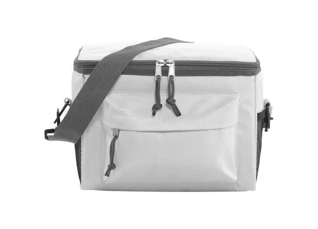 Weiße Polyester-Kühltasche Joey – Stilvoll, kühlend, praktisch, vielseitig TK Gruppe® Grosshandel 