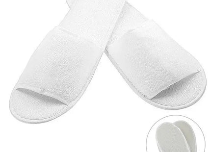 Weiße Reise-Frotteeschuhe bis Größe 44 – Komfort für jeden Schritt TK Gruppe® Grosshandel 