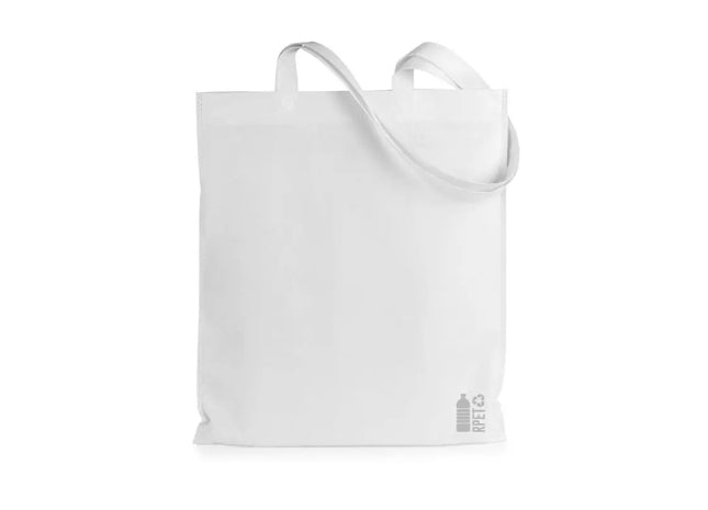 Weiße Rezzin RPET Einkaufstasche – Umweltfreundliche und geräumige Tragetasche für bewussten Einkauf TK Gruppe® Grosshandel 