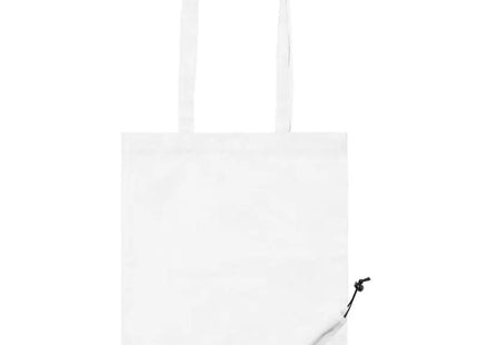 Weiße faltbare Berber RPET-Einkaufstasche – Umweltfreundlicher, platzsparender Shopper TK Gruppe® Grosshandel 