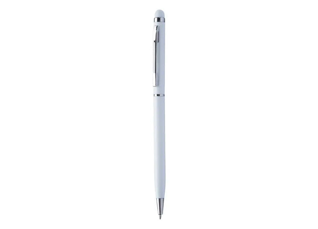 Weißer Byzar Touchpen mit Kugelschreiber - Premium Stylus für Tablets und Schreiben TK Gruppe® Grosshandel 