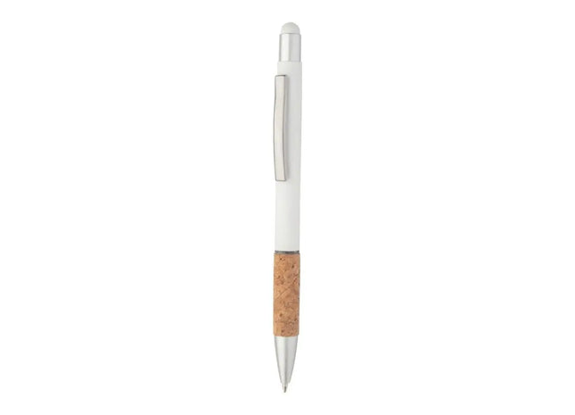 Weißer Corbox Touchpen & Kugelschreiber Präziser Stylus & Geschmeidiger Schreibstift TK Gruppe® Grosshandel 