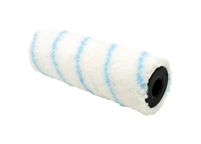 Blau/Weißer Farbroller, ca. 18cm Breite, Gleichmäßige Anstrichhilfe TK Gruppe® Grosshandel 