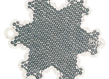 Weißer Fußgängerreflektor in Eiskristall-Form: Stilvoller Schutz für Sichtbarkeit im Dunkeln TK Gruppe® Grosshandel 