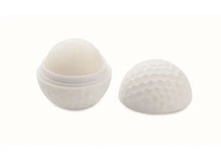 Weißer Golf-Lippenbalsam im Golfball-Design - Schützt & Pflegt, Sportliches Accessoire TK Gruppe® Grosshandel 
