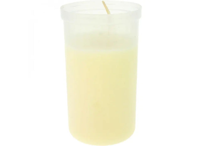 Weißer Grablicht-Halter Ohne Deckel 9.5x5.5 cm - Ewiges Licht Denkmal TK Gruppe® Grosshandel 