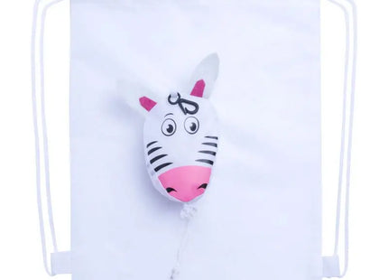 Weißer Kissa Turnbeutel - Eleganter und Praktischer Sportbeutel TK Gruppe® Grosshandel 