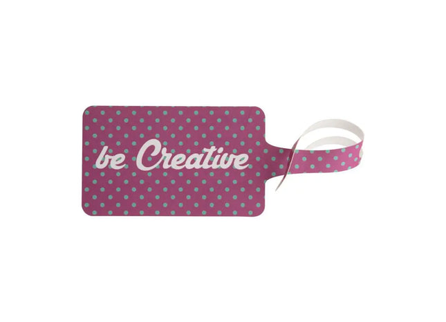 Weißer London-Gepäckanhänger – Stilvoll & Gut Sichtbar TK Gruppe® Grosshandel 