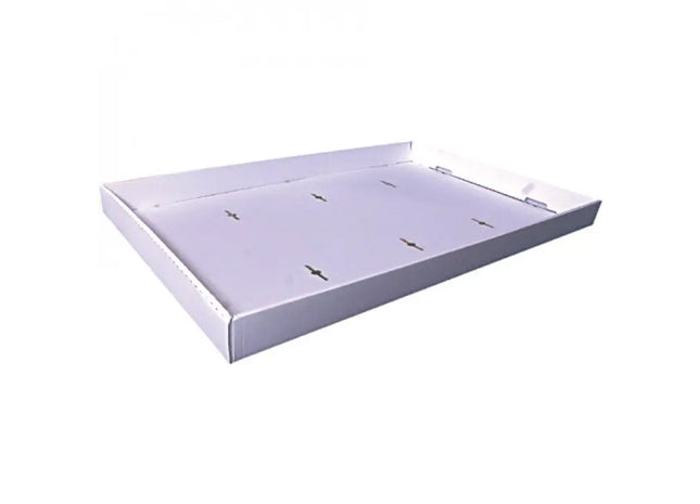 Weißer Palettendeckel 1165x730x80mm, Modell vdw 2.44eb, Robust TK Gruppe® Grosshandel 