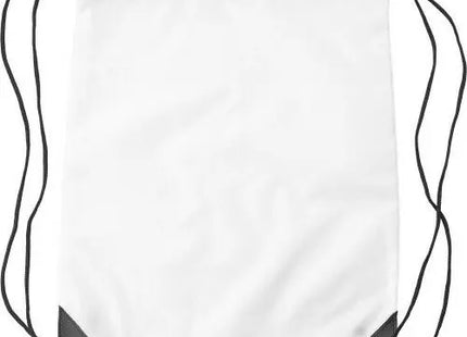 Weißer Polyester Turnbeutel Enrique - Robuster Sportbeutel für Vielseitige Nutzung TK Gruppe® Grosshandel 