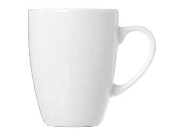 Weißer Porzellan-Kaffeepott, bauchige Form, 360ml - Stilvolles Trinkgefäß TK Gruppe® Grosshandel 