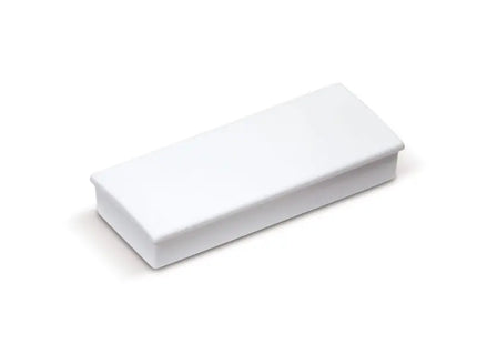 Weißer Rechteckiger Magnet – Starker und Vielseitiger Haltemagnet für Zuhause und Büro TK Gruppe® Grosshandel 